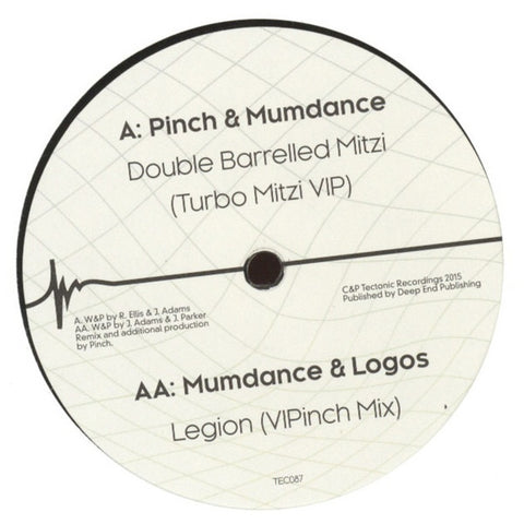 Pinch, Mumdance, Logos - Double Barrelled Mitzi / Legion 12" TEC087 Tectonic