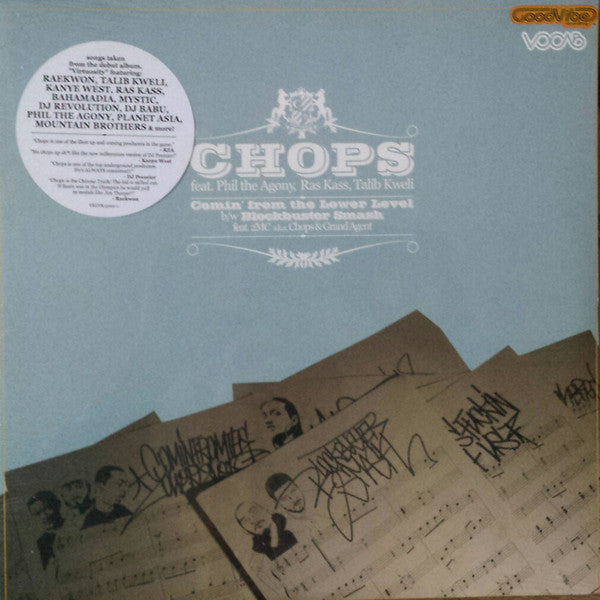 Chops ‎– Comin From The Lower Level Vocab Records, Good Vibe Recordings ‎– VRGVR15001-1
