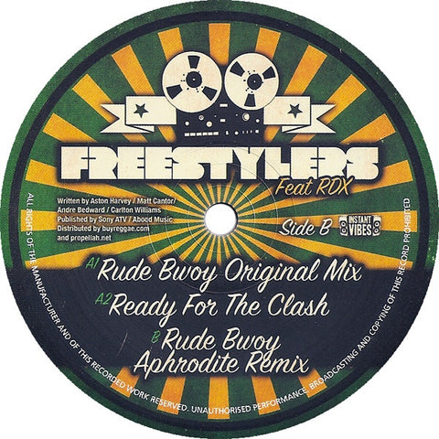 Freestylers, RDX - Rude Bwoy EP 12" IVIBES025 Instant Vibes