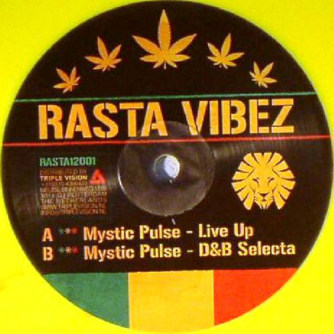 Mystic Pulse ‎– Live Up EP Rasta Vibez ‎– RASTA12001