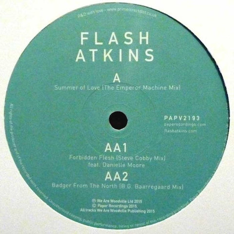 Flash Atkins ‎– The Life And Times – Sampler 2 Paper Recordings ‎– PAPV2193