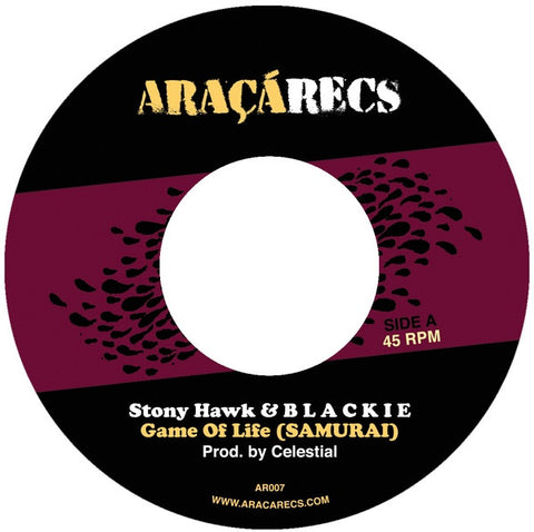 B L A C K I E, Stony Hawk, SVNS - Black Blades Volume 1 7" AR007 Araca Recs