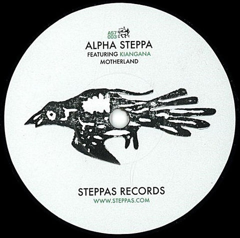 Alpha Steppa,  Kiangana ‎– Motherland 7" Steppas ‎– AS7 003