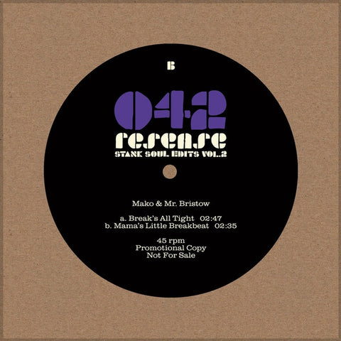 Mako & Mr Bristow - Stank Soul Edits Vol 2 - RESENSE 042