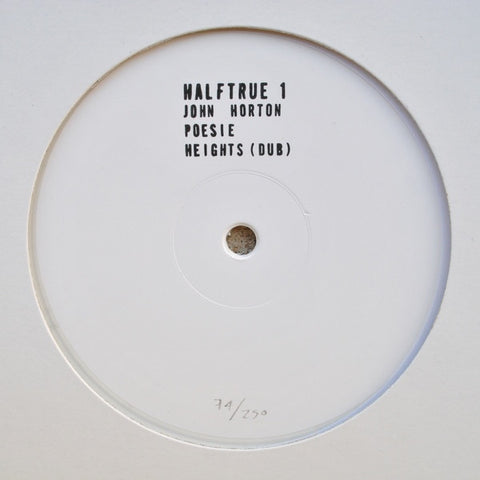 John Horton - halftrue1 - half true records ‎– halftrue1