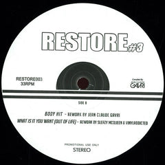 Various ‎– Restore 3 - Restore ‎– RESTORE003