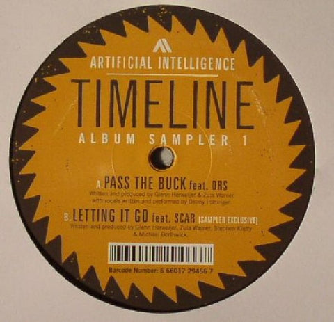 Artificial Intelligence ‎– Timeline Album Sampler 1 12" Metalheadz ‎– METALP006S1