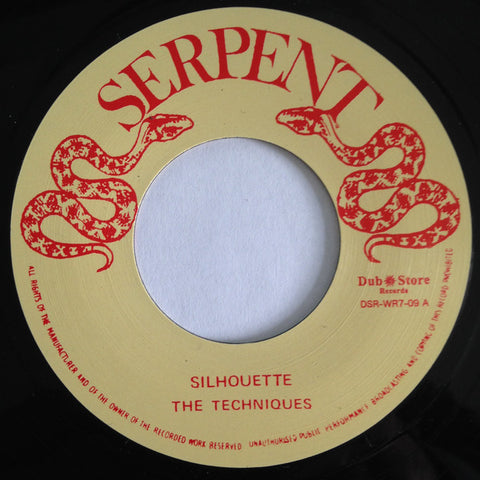 The Techniques ‎– Silhouette - Serpent ‎– DSR-WR7-09