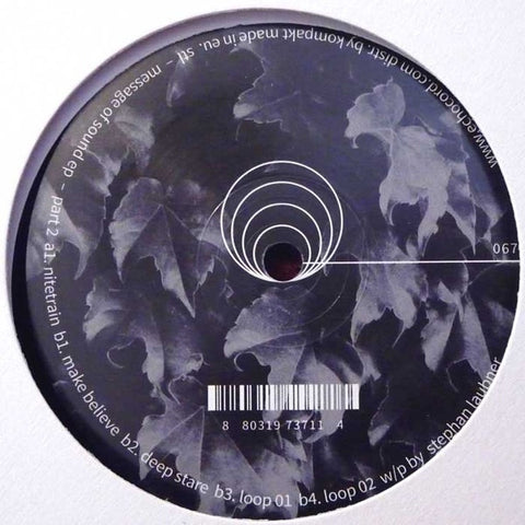 STL ‎– Message Of Sound EP - Part 2 12" Echocord ‎– echocord 067