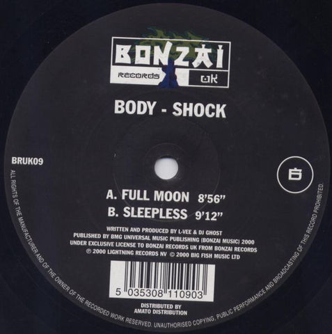 Body - Shock - Full Moon / Sleepless Bonzai Records UK – BRUK09