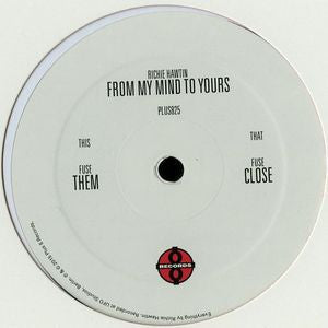 Richie Hawtin ‎– From My Mind To Yours 12" Plus 8 Records ‎– PLUS825/2