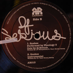 DJ Serious - Again / Snakes 12" AR013 Audio Research Records