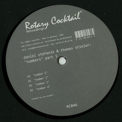 Daniel Stefanik & Thomas Stieler ‎– Numbers Part 1 12" Rotary Cocktail Recordings ‎– RC046