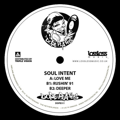 Soul Intent ‎– Love Me - Dope Plates ‎– DOPE001