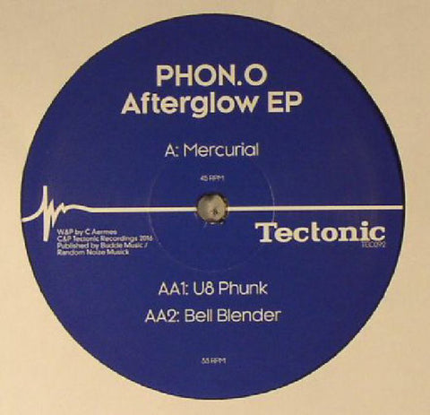 Phono ‎– Afterglow EP Tectonic ‎– TEC092