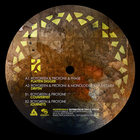 RoyGreen & Protone – Platten Digger EP Expressions – EXPRESS019