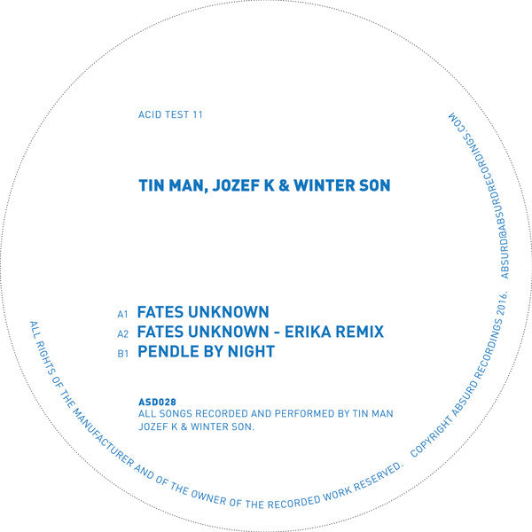 Tin Man, Jozef K & Winter Son ‎– Acid Test 11 - Acid Test 11, Absurd Recordings ‎– ASD028