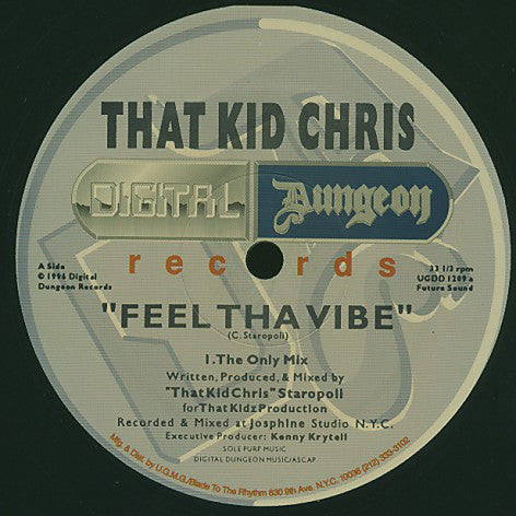 That Kid Chris ‎– Feel Tha Vibe / Jus Keep On Pressin On Digital Dungeon Records ‎– UGDD1209