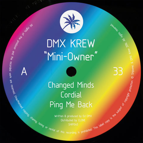 DMX Krew ‎– Mini-Owner Shipwrec ‎– SHIP040
