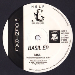 DJ Central - Basil EP - Help Recordings – HELP009