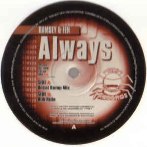 Ramsey & Fen ‎– Always 12" Bug Records ‎– BUG 005