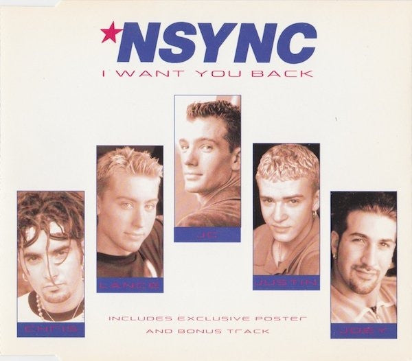 *NSYNC - I Want You Back CD, Single, CD1 Northwestside Records 74321 64698 2