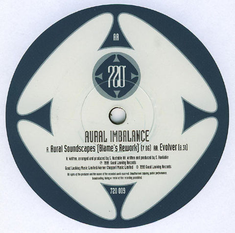Aural Imbalance - Aural Soundscapes (Blame's Rework) / Evolver - 720 Degrees 720 009