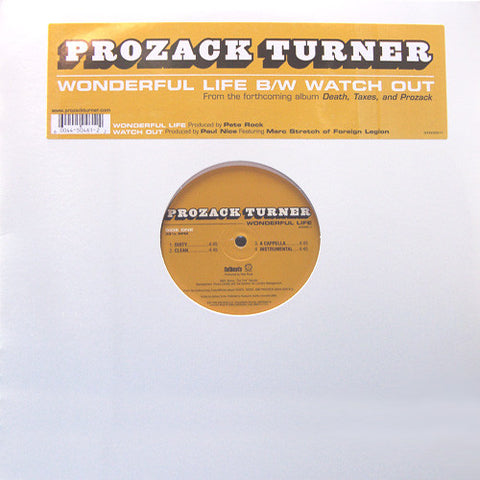 Prozack Turner ‎– Wonderful Life / Watch Out DreamWorks Records ‎– B0000898-11
