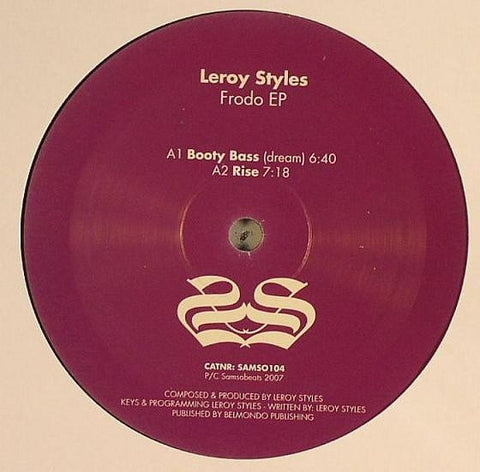Leroy Styles ‎– Frodo EP 12" SAMSO104 Samsobeats
