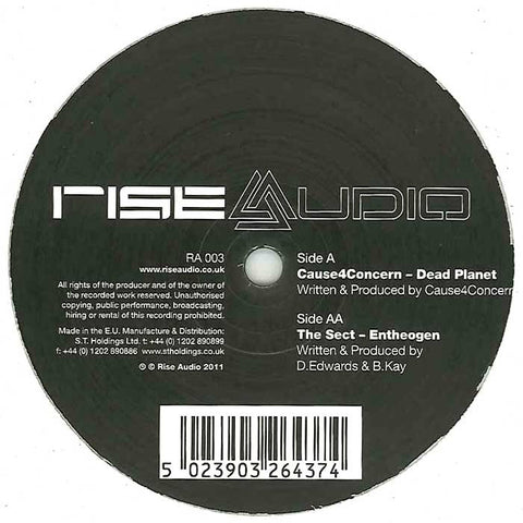 Cause4Concern, The Sect - Dead Planet / Entheogen 12" RA003 Rise Audio
