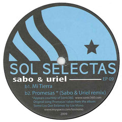 Sabo / Uriel - EP 09 12" SOLEP09 Sol Selectas