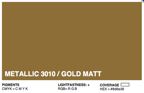 M3010 - Montana Cans Gold Acrylic Spray - Metallic Gold Matt 400ML
