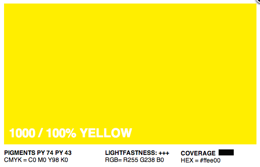 P1000 - Montana Cans Gold Acrylic Spray - 100% Yellow 400ML