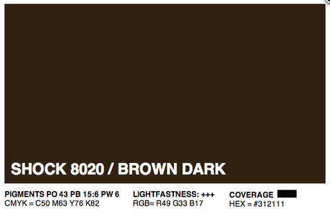 S8020 - Montana Cans Gold Acrylic Spray - Shock Brown Dark 400ML