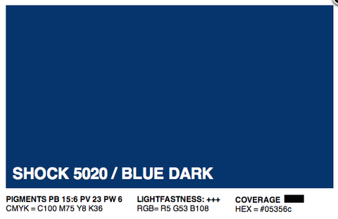S5020 - Montana Cans Gold Acrylic Spray - Shock Blue Dark 400ML