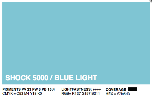 S5000 - Montana Cans Gold Acrylic Spray - Shock Blue Light 400ML