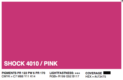 S4010 - Montana Cans Gold Acrylic Spray - Shock Pink 400ML