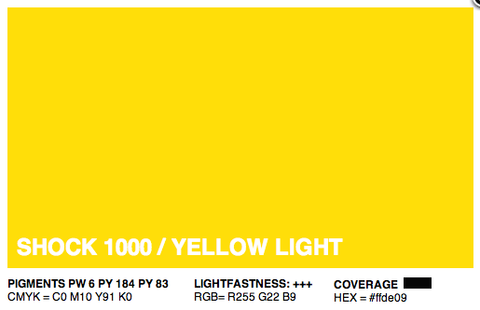 S1000 - Montana Cans Gold Acrylic Spray - Shock Yellow Light 400ML