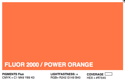 F2000 - Montana Cans Gold Acrylic Spray - Florescent Power Orange 400ML