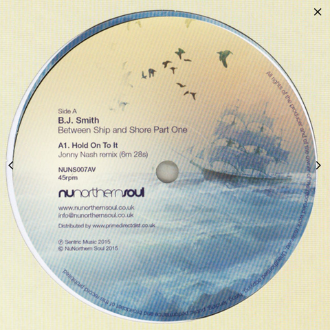 BJ Smith ‎– Between Ship And Shore Part One - NuNorthernSoul ‎– NUNS007AV