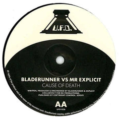 Bladerunner vs Mr Explicit - It's Taking Over Me 12" UFO006 UFO