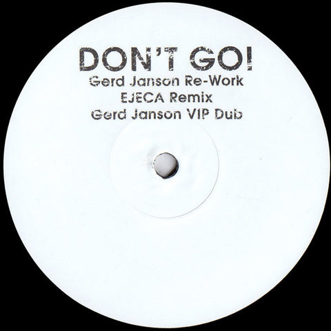 Julie McDermott ‎– Don't Go - PROMO ‎– GERDGO001