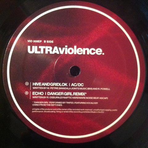 Various ‎– ULTRAviolence 2x12" Violence Recordings ‎– VIO 009EP