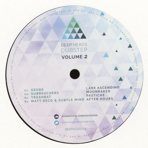 Various ‎– Deep Heads Dubstep Volume 2 - Dubstep For Deep Heads ‎– DEEPHCD002S