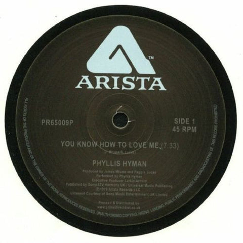 Phyllis Hyman – You Know How To Love Me Arista – PR65009P
