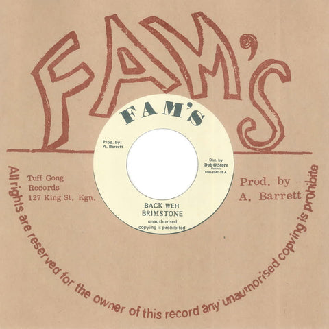 Brimstone - Back Weh / Babylon - Fam's