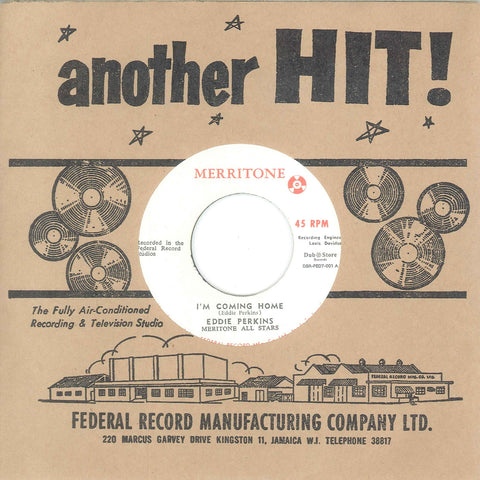 Eddie Perkins With Meritone All Stars - I'm Coming Home - Merritone, Dub Store Records ‎– DSR-FED7-001